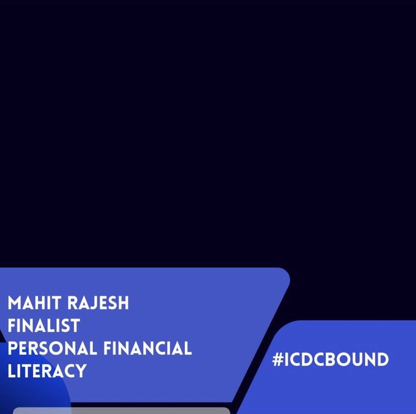 Congrats to Mahit! #ICDCBOUND