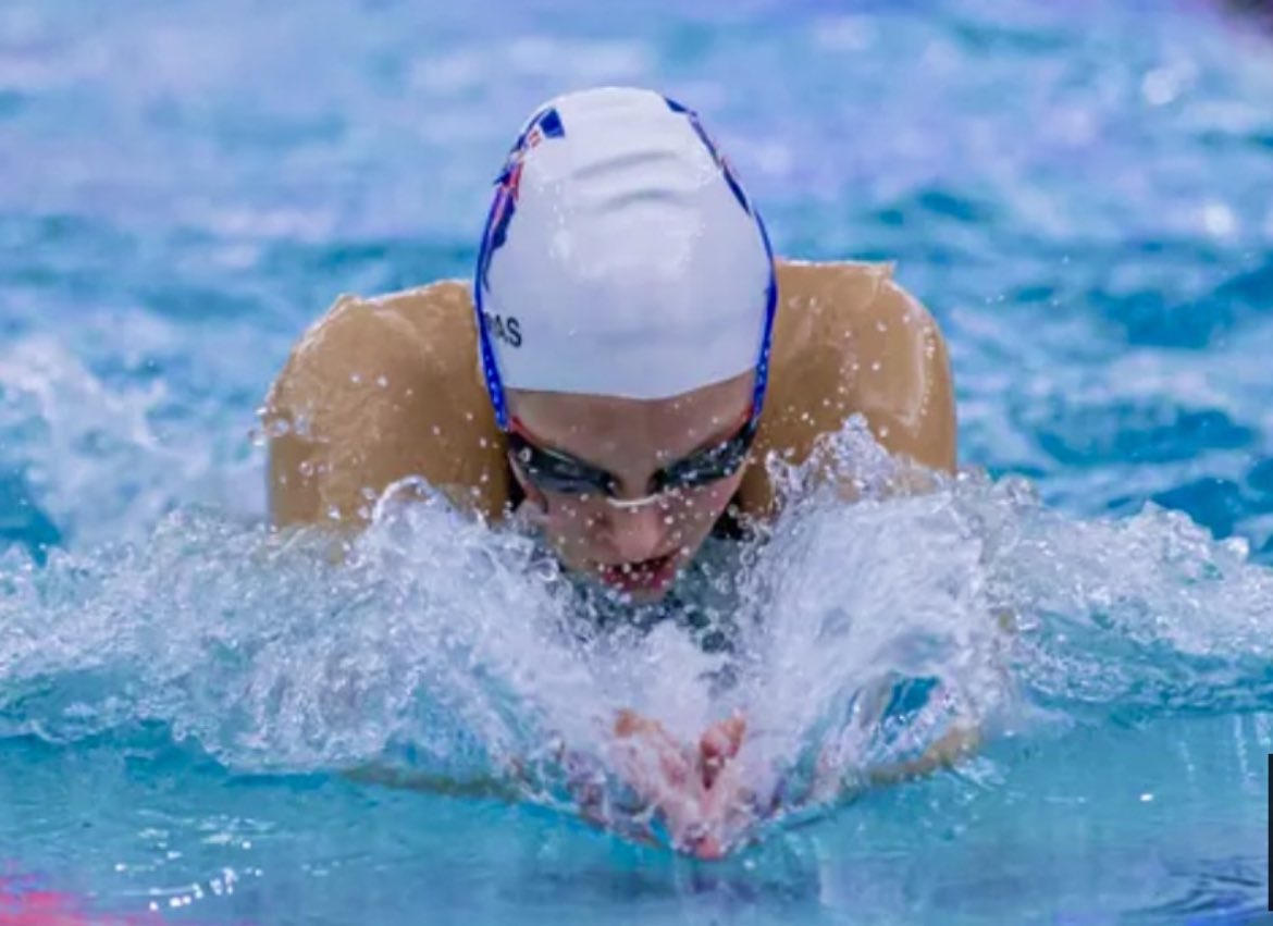 NEW STATE RECORD! Elmbrook Swim Club’s Lucy Thomas lowered her own Girls 15&amp;16 100 Yard Breaststroke state record at the 2022 Wisconsin 13&amp;O State Championships. Her time of 59.32 shaved almost a ½ second off her previous time of 59.74 which she swam at A+ last month. Congrats!