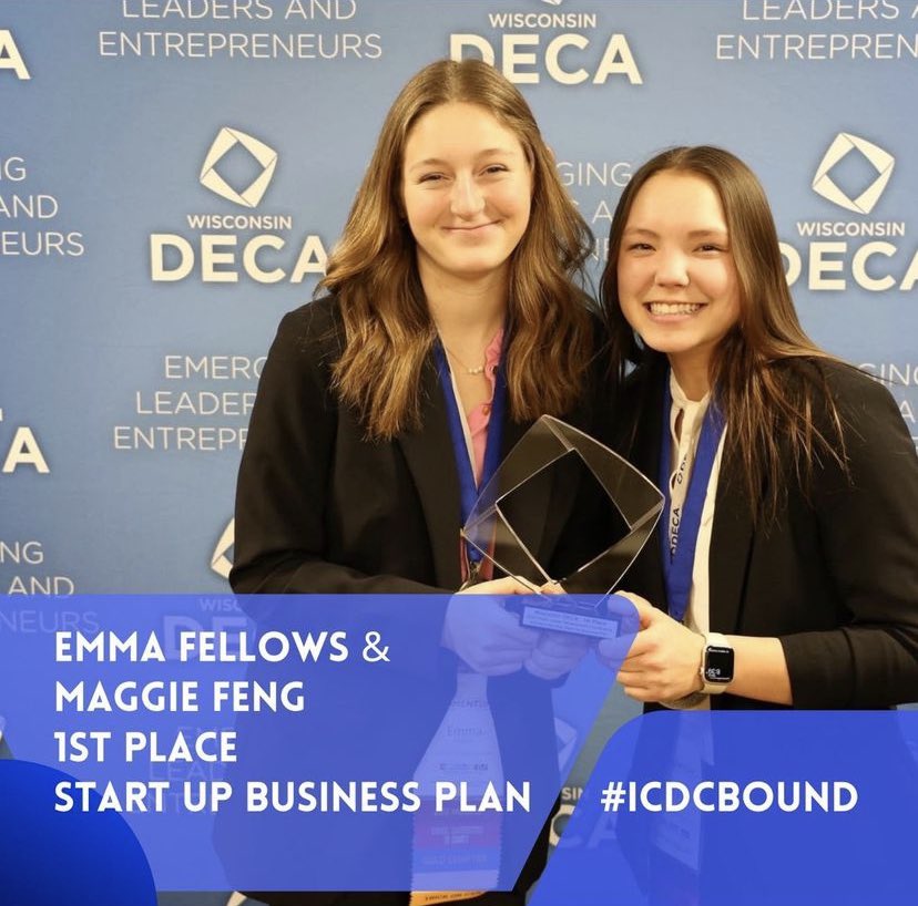 Congrats to Emma and Maggie! #ICDCBOUND