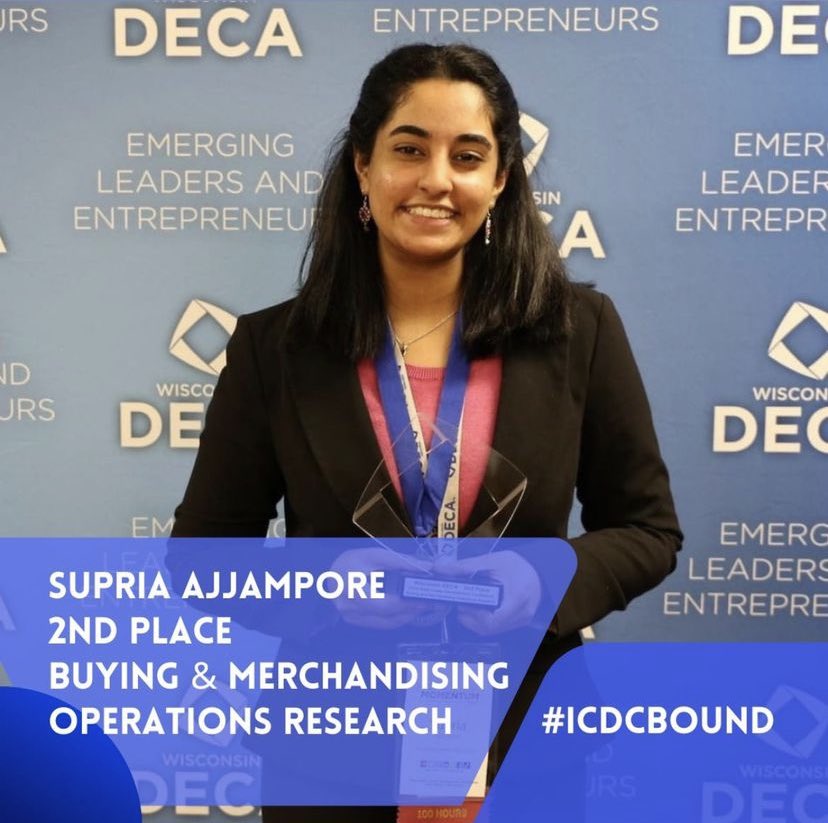 Congrats to Supria #ICDCBOUND