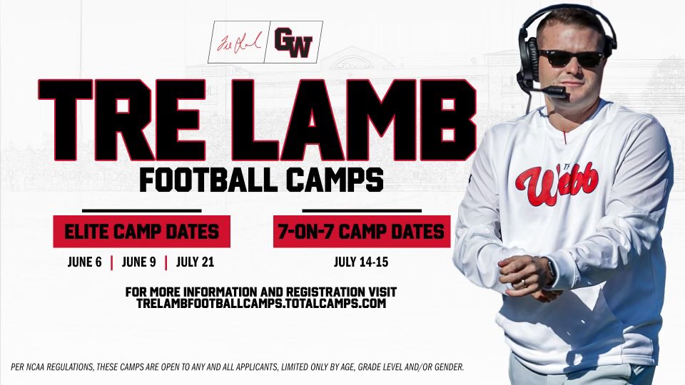 Camp dates are official &amp; registration is open! See y’all there!