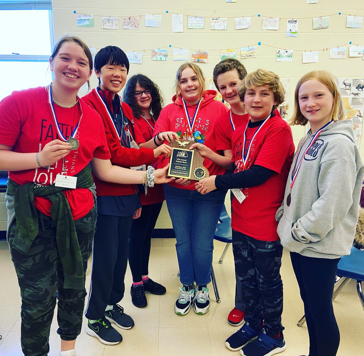 The two <a href="/CCLSChargers/">CCLS - St. Louis</a> academic teams competed in the State Scholar Bowl this weekend. The red team gained experience and did a great job. The white team is the state champion, going undefeated the entire tournament! Congratulations to all the competitors!
