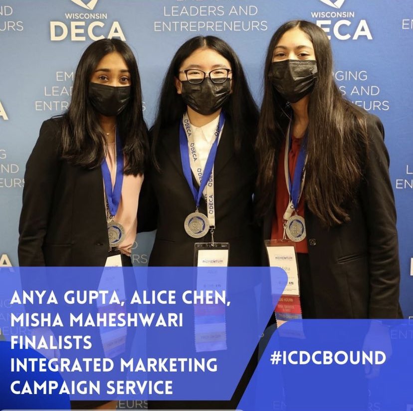 Congrats to Anya, Alice, and Misha! #ICDCBOUND