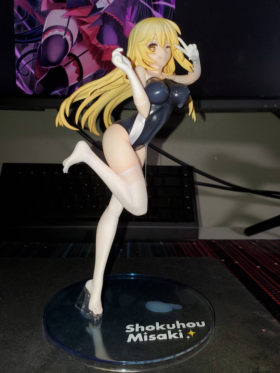 VHSTape6's tweet photo. Shokuhou Misaki #フィギュアぶっかけ https://t.co/1sIpVX0JPX