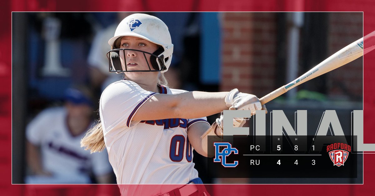 It may have been cold...It may have been windy...It may have been muddy...But we didn't care as Lath Freeman's walk-off homerun gives us a HUGE WIN in our conference opening game over Radford, 5-4!

#GoBlueHose