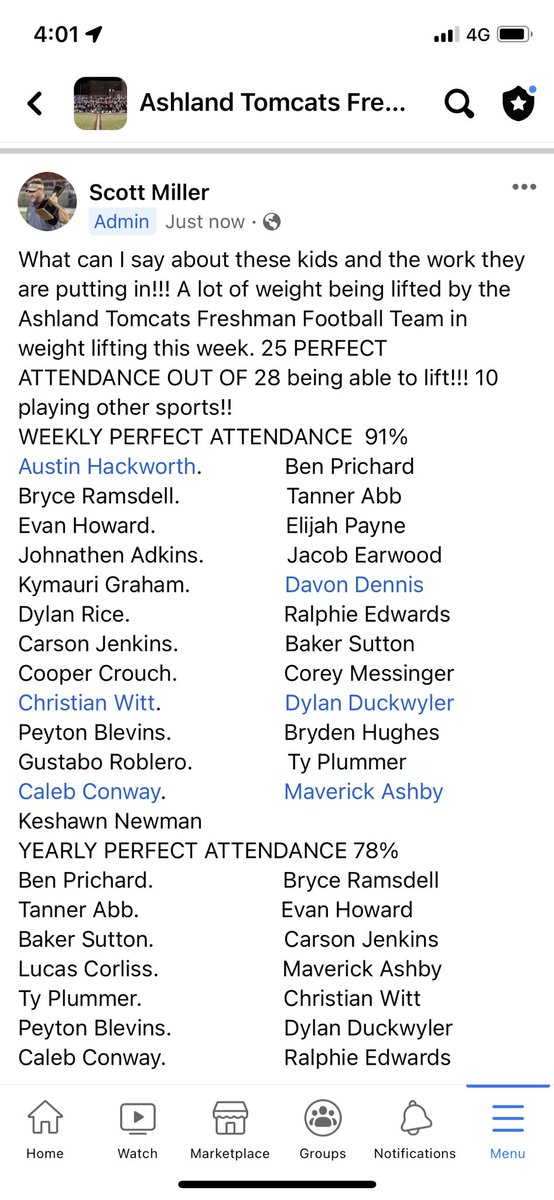 AshlandFreshman's tweet photo. So proud of these kids!!! This the incoming Freshman Football players!! Class of 2026!! If you see any of these young men out please congratulate them on their hard work!!  #brightfutture #thetrainiscoming #tomcatnation @Tomcat_football https://t.co/n5IB6k9sJx