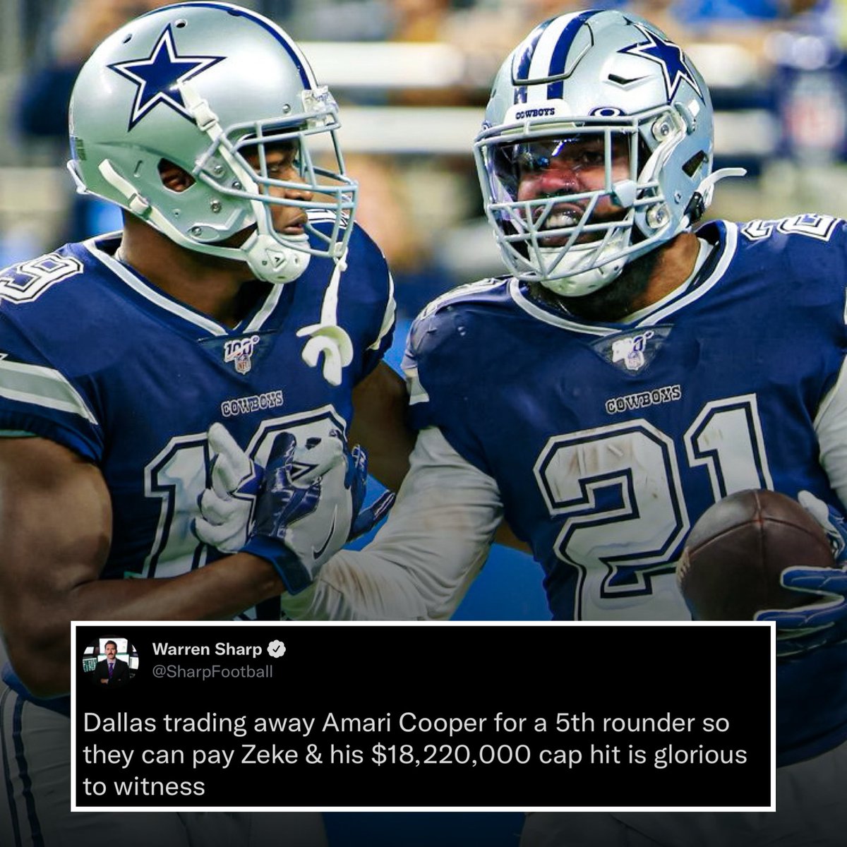 True or False

Zeke’s contract is the worst contract in the entire NFL