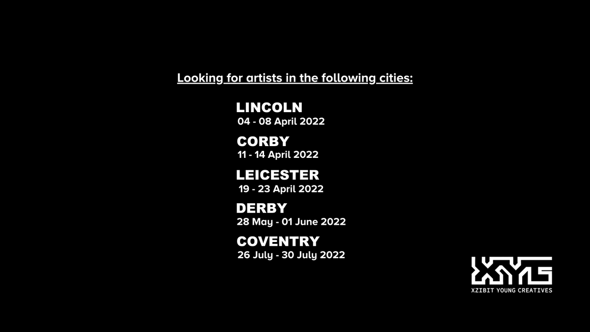 Xzibit_YC's tweet photo. We’re looking for artists to join the Xzibit team as leaders and mentors. Midlands based ✔️ Aged 19+ ✔️

Local artist will support and mentor choreographers participating in the programme. Guiding and encouraging the young people’s creative development.

Interested? Drop us a dm https://t.co/cWdl7NzYnC
