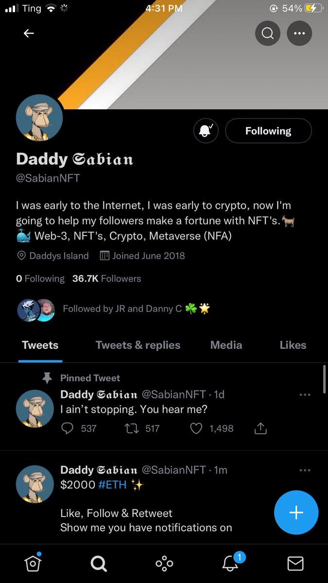 EvolSpy's tweet photo. @SabianNFT Always on I want to own some ETH thanks https://t.co/7p1vKYO8B6