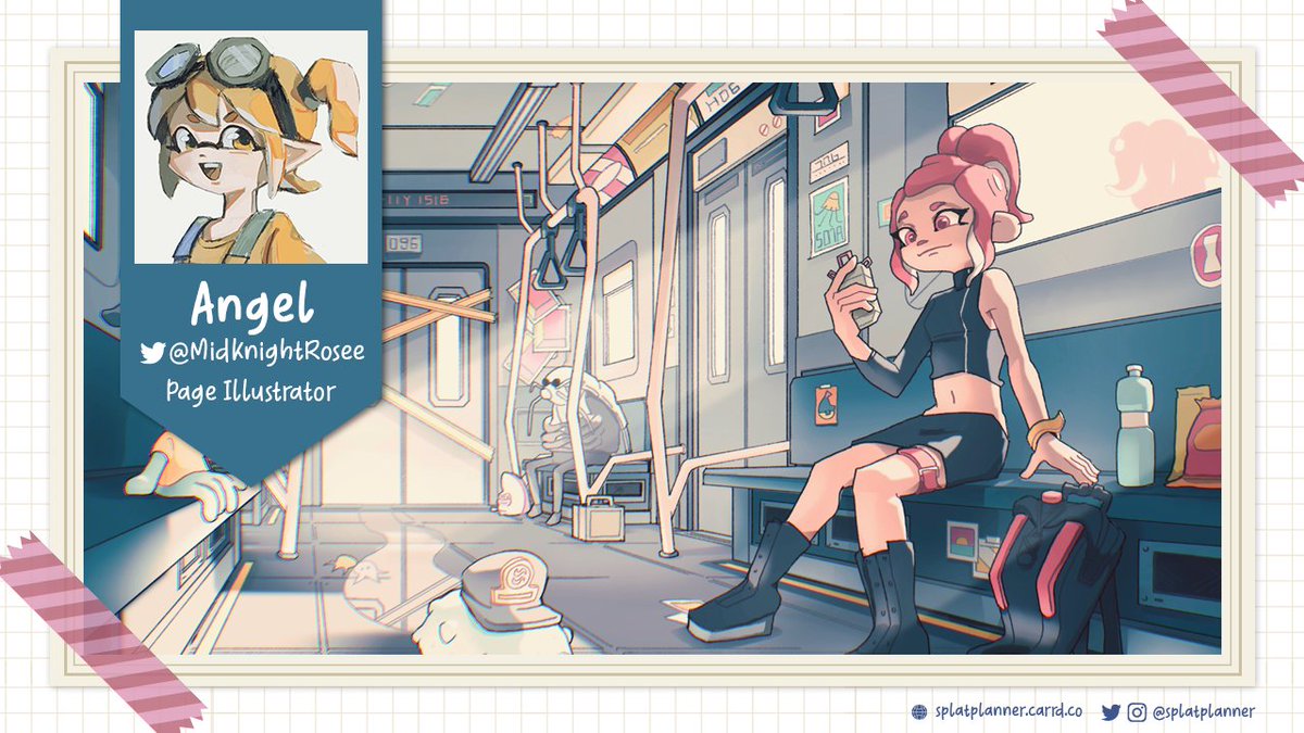 SplatPlanner's tweet image. 🐙Introducing our guest artist @MidKnightRosee!🐙

Angel will be a page illustrator for our project. Applications are still open so apply by March 18th to join our team!