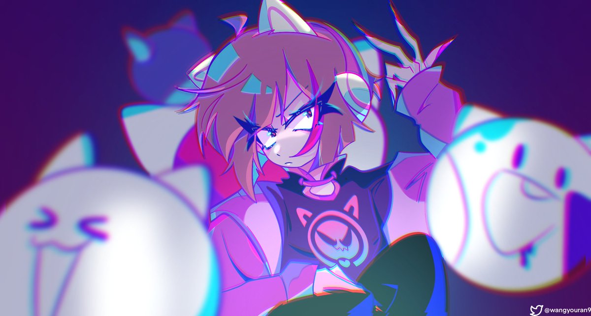 wangyouran9's tweet photo. I've been playing music games lately😆
So I drew it🤔❤️❤️
#MUSEDASH https://t.co/0yVkK90c59