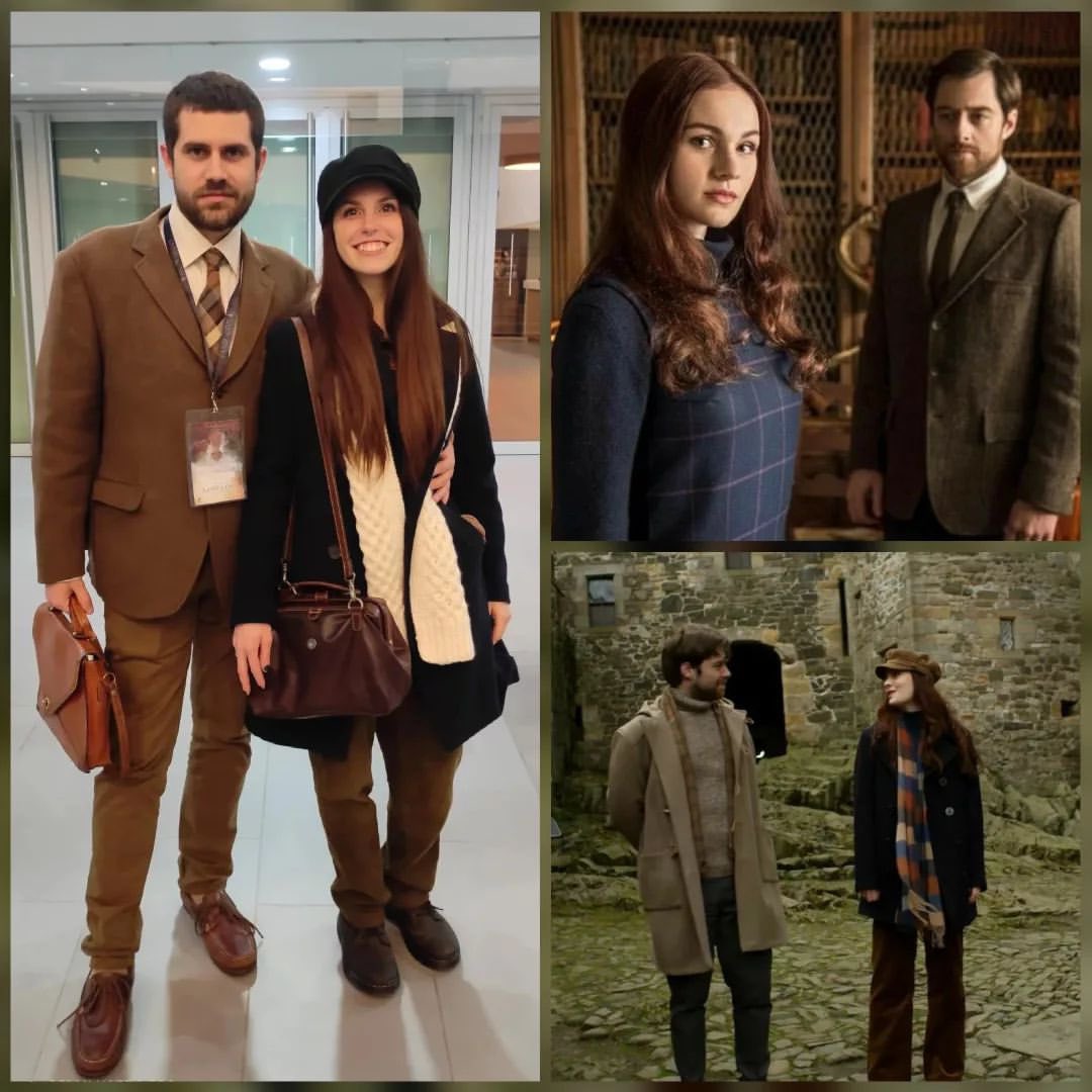 RRankinFans's tweet photo. Amazing #RogerAndBree cosplay isn’t it?! 😍
Thank you to jenny.5834 on IG for sharing them from #LandCon4 and @OutlanderPortu2 for posting.
#outlander #themackenzies #sophieskelton #richardrankin #rikrankin #landcon #tlc4 https://t.co/gQXyuduhJV