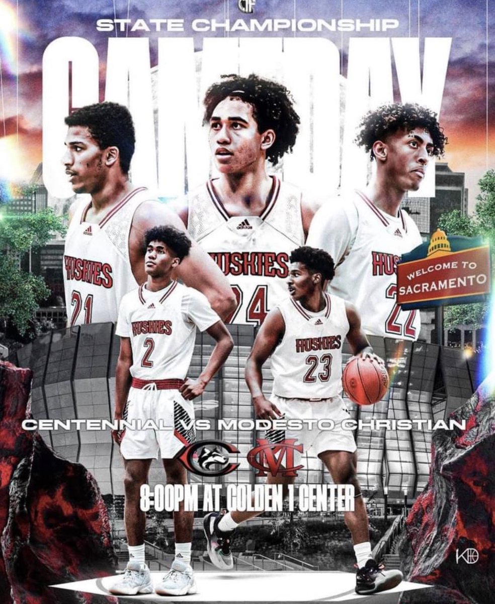 🏀State Championship Game Day🏀 🗓TODAY 📍@Golden1Center ⏰8:00pm 📺 spectrumsportsnet.com 2️⃣4️⃣ @J_mccain_24 2️⃣3️⃣ @RamseyHuff 2️⃣2️⃣ Devin Williams 2️⃣1️⃣ @aaron_mc2023 2️⃣ @Donovandent1 @coachjg5 #Cen10 #Cen10huskies #HuskyPride #HuskyFamily @cifstate @cifss