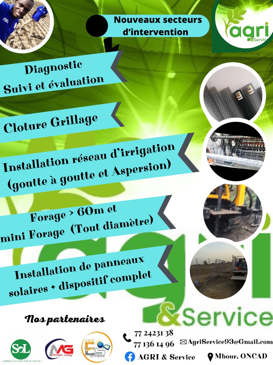 nabil_loyse's tweet photo. (1)Depuis un certains temps, nous vivons une révolution du secteur agronomique et environnementale due à l’amélioration des technologies intelligentes. Agri&Service, constitué d’un ensemble d’ingénieurs et de techniciens, s’engage à côté de ses partenaires👇🏾👇🏾 https://t.co/o4HyVaYrC7