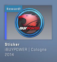 Tnnur_cs's tweet photo. I just received an 2014 IBP Cologne sticker after the end of a game??? @ohnePixel sticker market 📉 https://t.co/lubDrjDuTd
