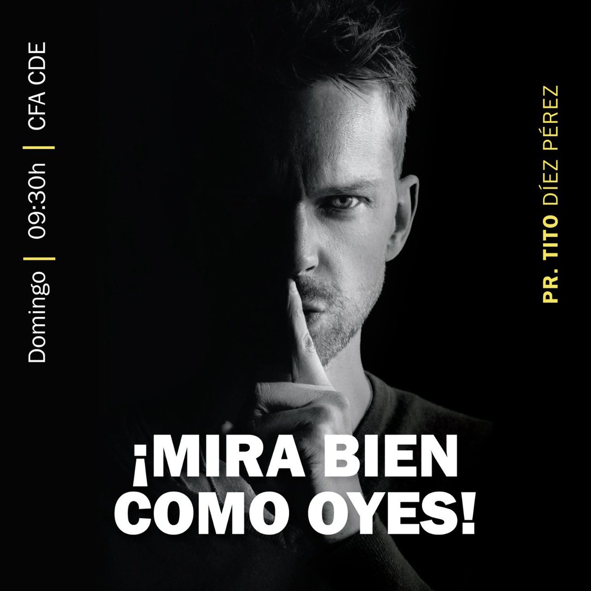 TitoDiezPerez's tweet photo. Afina tus oídos para oír los Principios de Dios…y prepárate para ver grandes milagros en Cristo.
Te esperamos mañana a las 09:30h en el CFA CDE 💪🏼
No faltes! Invita a otra persona.
.
.
#CfaCde #Marzo2022 #Principios https://t.co/g1zKLoFzHV