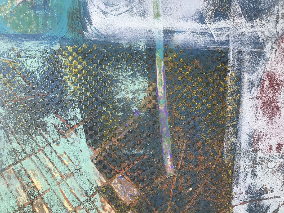 GaleriaMilitar's tweet photo. “Time has Gone By” Available work. Oil on paper on panel. #abstractart #fineart #artsales #artgallery #annehebebrand https://t.co/q7H6pJXBLP