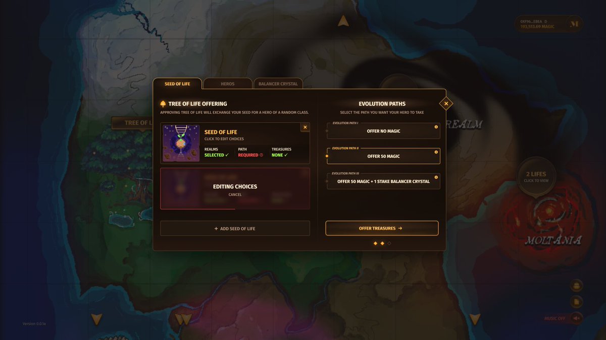 satchamo_'s tweet photo. Seed of Life is U_______________ ! 

@LifeNFT_ 

Just look at the UI 

Thank you everyone for coming to our first AMA via Discord! WAGMI!

$MAGIC https://t.co/xN8lx67izF