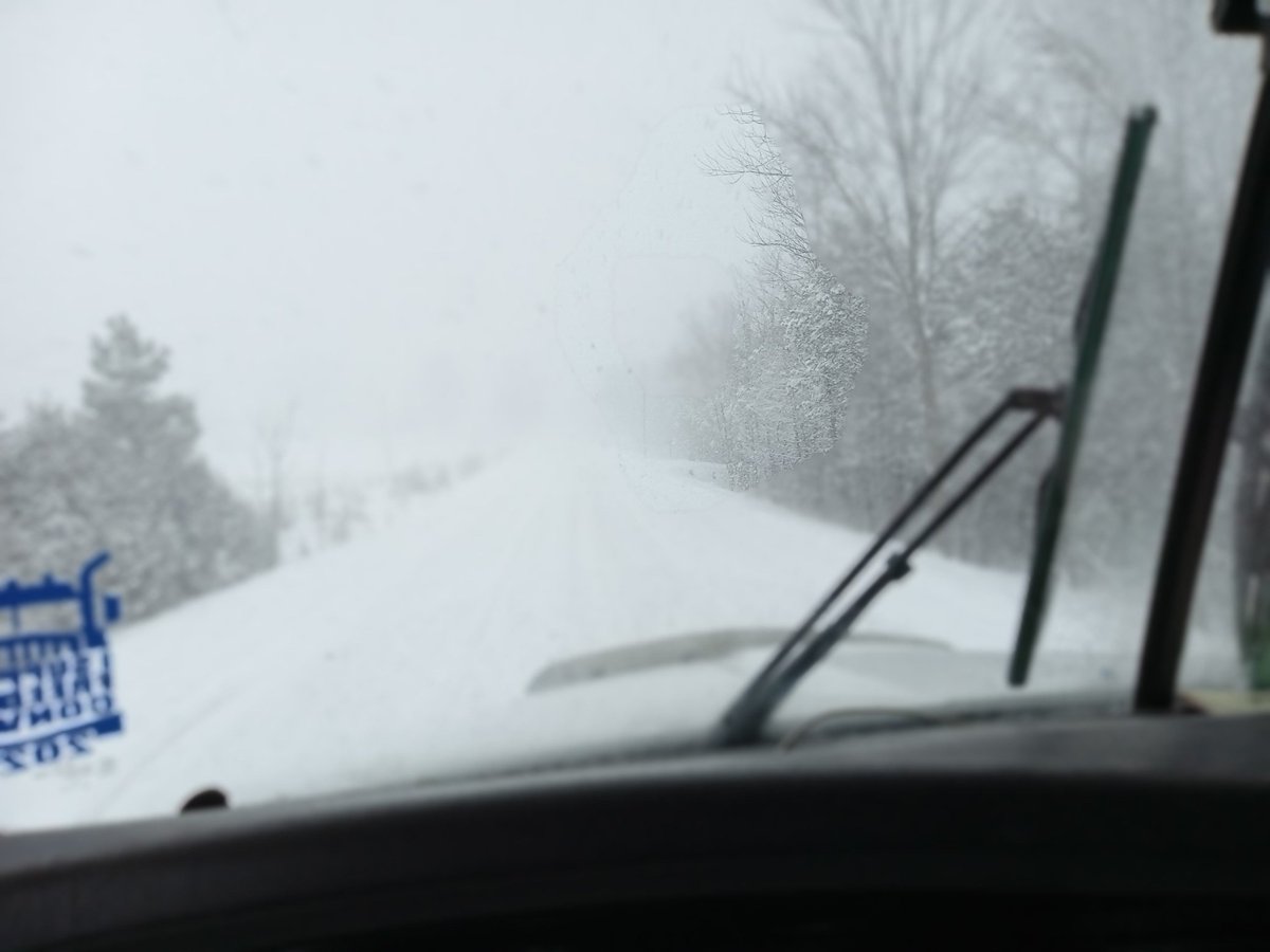 thefalse_earguy's tweet photo. Was definitely an interesting drive over Chesley way, thought it was bad going over but coming back wasn't any better!!! Happy to be home , everyone wants to be a truck driver till it's time to do real truck driver stuff 😀!!
#Damnsnow #isitspringyet https://t.co/v8rROiZAq2