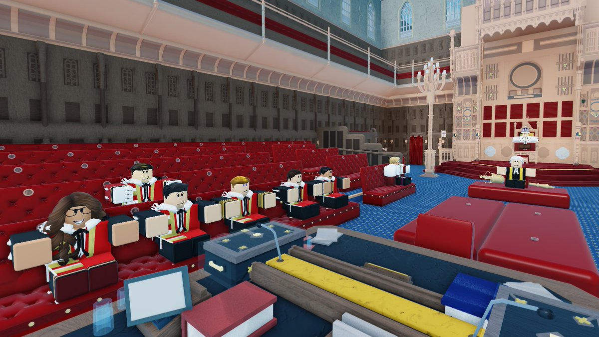 DUK_Rblx's tweet photo. Today, the House of Lords sat for the State Opening of Parliament at which the King made gave his Speech from the Throne.  As the Commons are not to be convened until a later date, the Lords shall be the de facto unicameral legislature until the first general election. https://t.co/DLugblR1ue