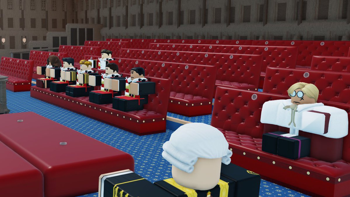 DUK_Rblx's tweet photo. Today, the House of Lords sat for the State Opening of Parliament at which the King made gave his Speech from the Throne.  As the Commons are not to be convened until a later date, the Lords shall be the de facto unicameral legislature until the first general election. https://t.co/DLugblR1ue