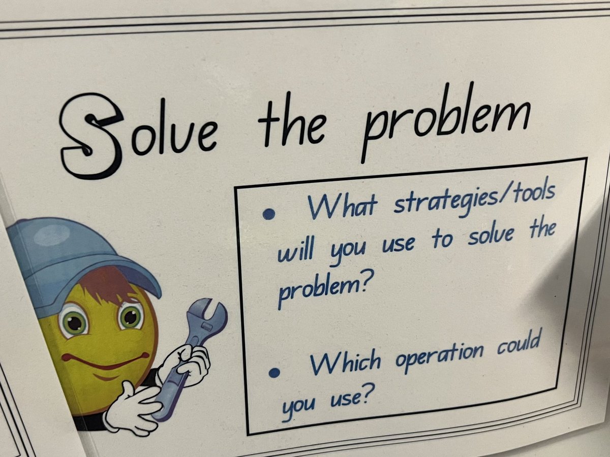_Stephkingsley's tweet photo. In Kindergarten we used ROSE steps to help us answer addition and subtraction questions ! #acuedu_p https://t.co/ENdC7R3ddc