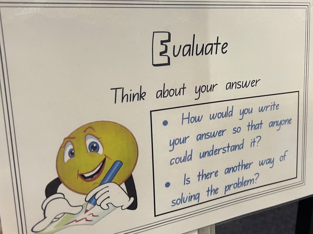 _Stephkingsley's tweet photo. In Kindergarten we used ROSE steps to help us answer addition and subtraction questions ! #acuedu_p https://t.co/ENdC7R3ddc