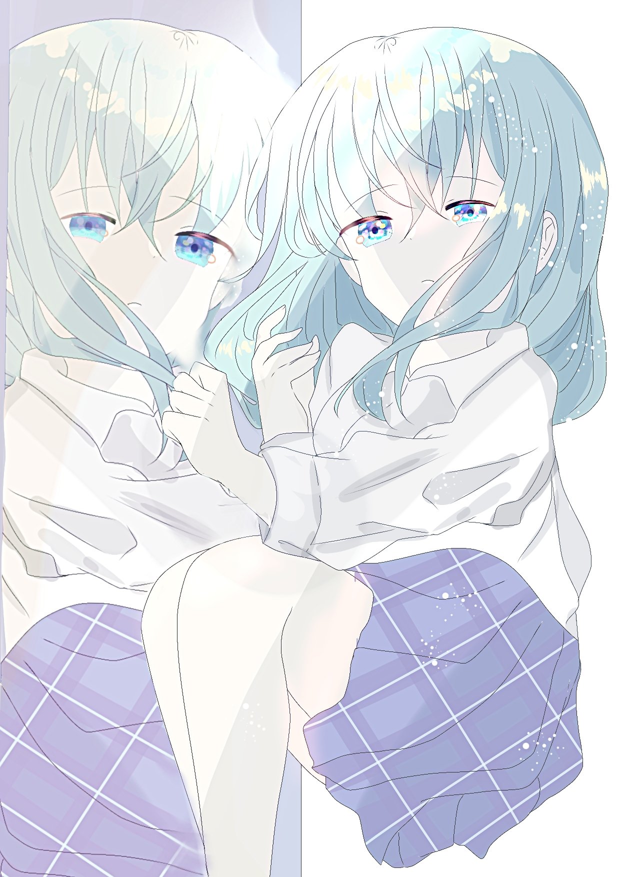 もやし 初音ミク命 イラスト デジタルイラスト 鏡に映るワタシ T Co Rvyvjphtue Twitter