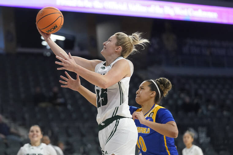 Rainbow Wahine’s (<a href="/HawaiiWBB/">Hawai‘i Women's Basketball</a>) scorching second-quarter shooting is enough to put them in Big West tourney final 808ne.ws/36bgLUI