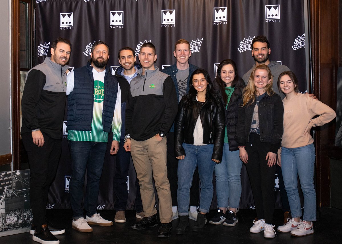 novusclothingco's tweet photo. Last Friday, our team had a blast at the opening game for the @AlbanyPatroons!🏀 We can’t wait to see them claim their crowns on the court the rest of the season and rock their NOVUS gear! #claimyourcrown https://t.co/WHWmjazB9C