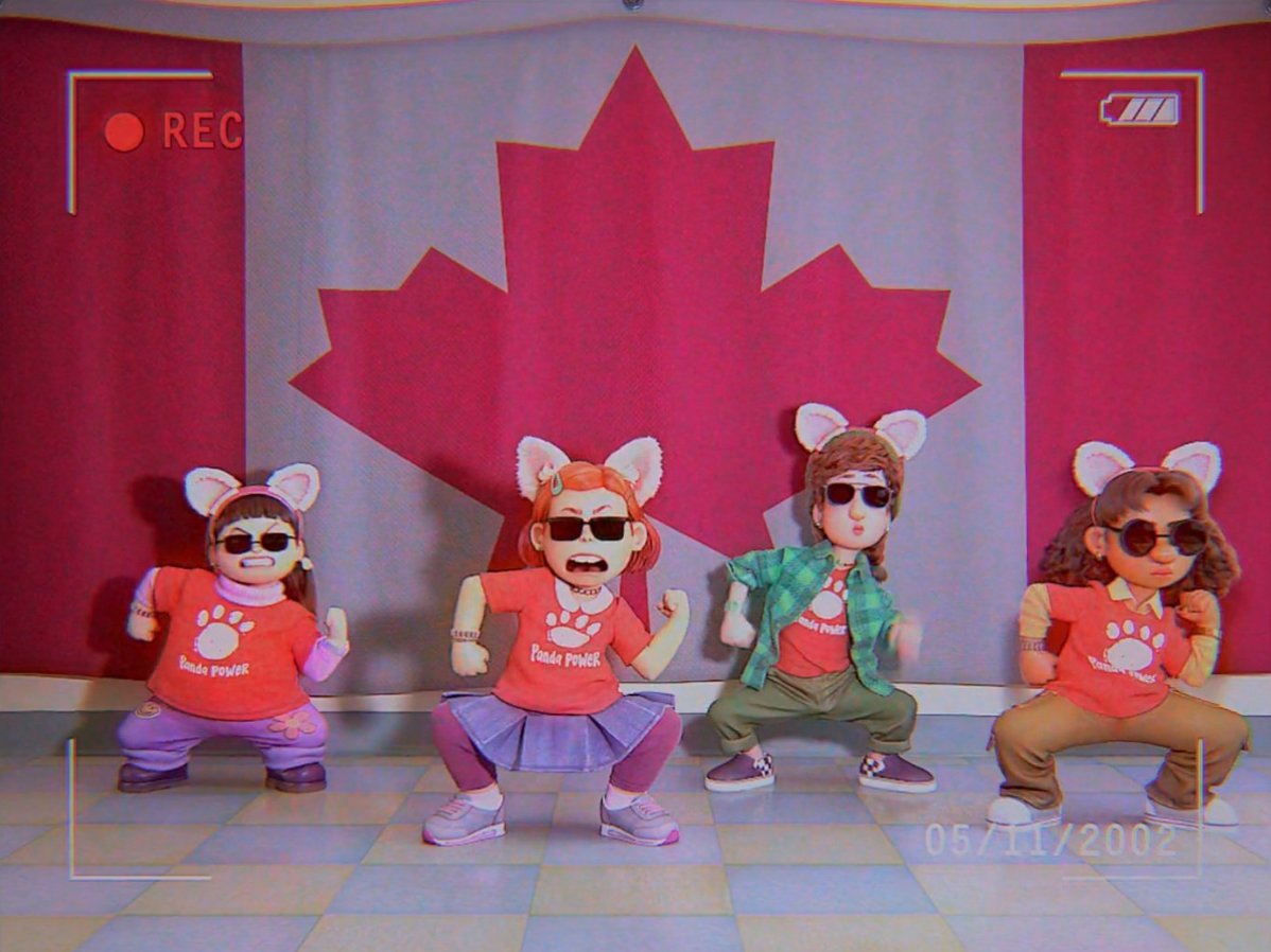 today's polyamorous ship of the day is abby, mei, miriam, and priya from turning red! they are a platonic quad!