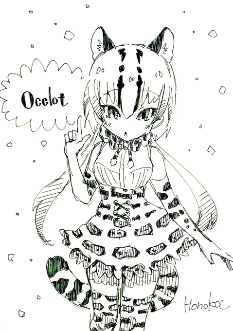 オセロット
#けもフレ
#けものフレンズ 