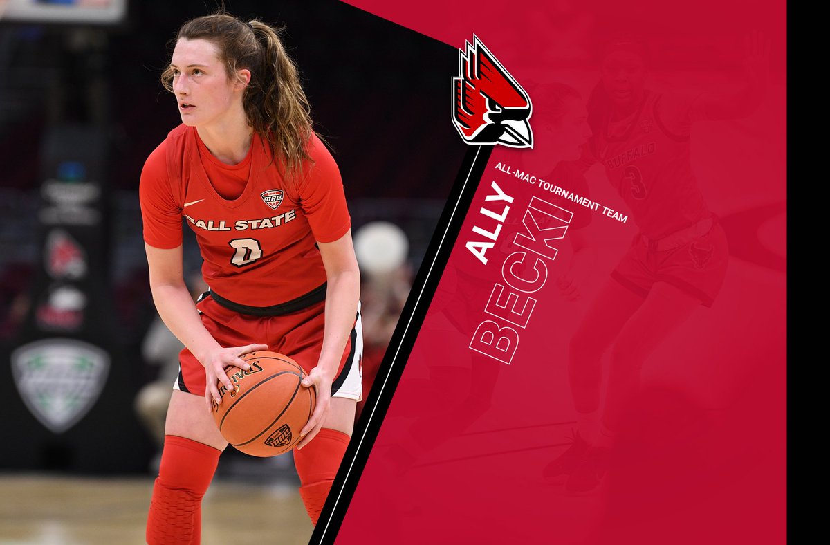 BallStateWBB's tweet photo. Congratulations to @ally_becki for being named to the 2022 All-Mid-American Conference Tournament Team‼️

#ChirpChirp | #WeFly | #MACtion https://t.co/3QO9cYxnzS