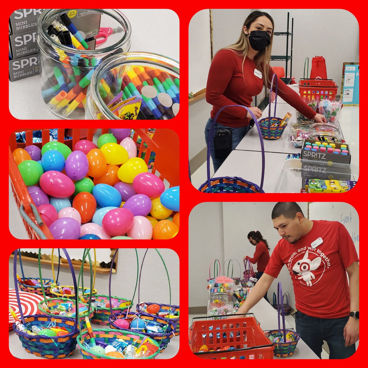 T1490 was able to support A World for Children with Easter Baskets. Fun volunteer event, first of many. #CAREGROWWIN @andriussakalys