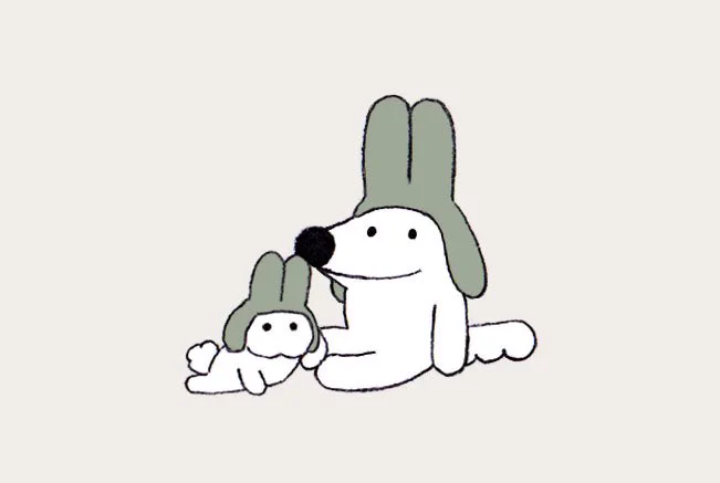 ウルフくんとうっさー🐺🐇 