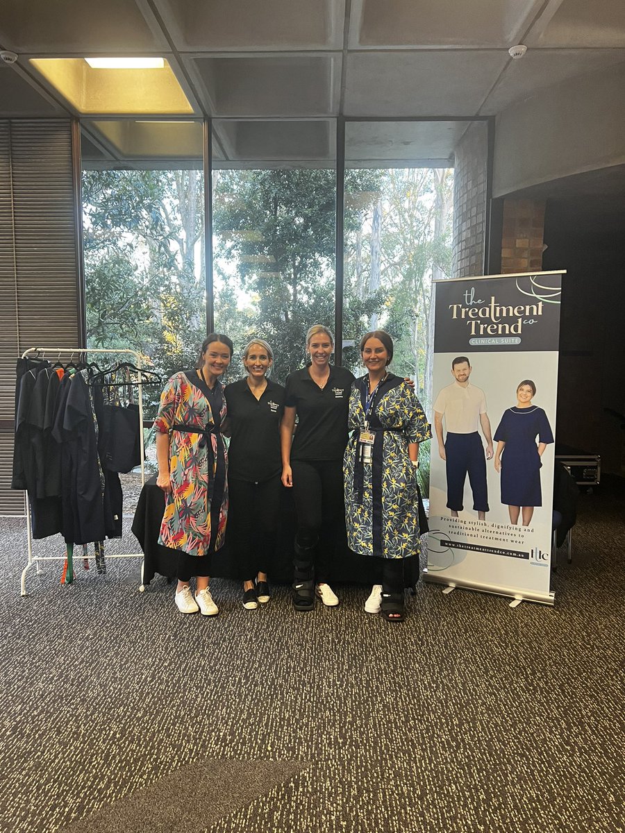 The incredible #RadiationTherapists behind <a href="/treatmenttrend/">The Treatment Trend Co.</a> 😍👩🏼‍⚕️👩🏼‍⚕️
This treatment apparel is designed to enhance patient-centred care, with the dignity of patients &amp; clinical requirements at the forefront of their design! 🤩👏🏻 
#ASMIRTorg
#MedRadForum 
#letsgoGC_RTRO
@ASMIRTorg
