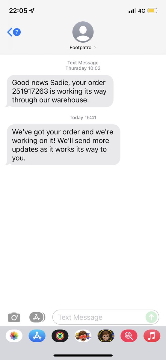 sadiethomass's tweet photo. @Footpatrol_ldn is there any point winning a raffle? Tried for years to win the sacai. Apparently working on my order at 15:41 and cancelled at 21:25 🤨 https://t.co/m92MYVGKfI
