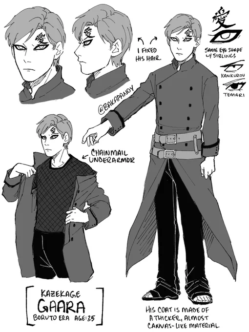 Of course I also had to make Gaara's 