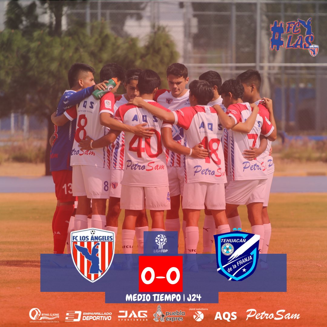 FCLosAngelesMx's tweet photo. ⏰ 45’00 Medio tiempo en el 🏟Vazquez Raña⌚️

Nos vamos al descanso con tablas en el marcador 😱. 

#FCLAS🔴⚪️ https://t.co/uA2BUQB78P