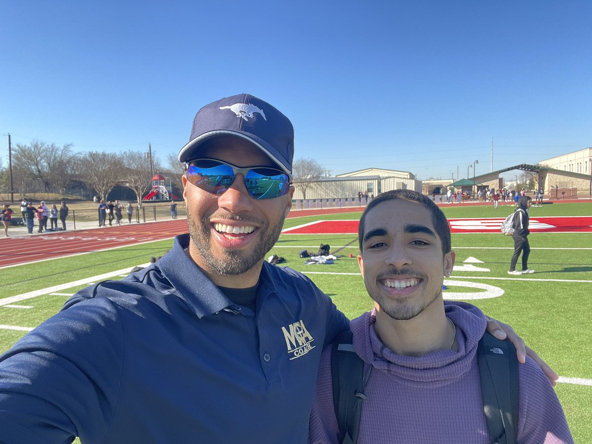darrickware's tweet photo. It is a beautiful day for a track meet. @SUTTONMAYBERRY and Daniel Kanz  got 1st and 2nd in the 200 and 2nd and 3rd in the 400!

To top it off MCA alumi and two time state champion @maliq_brock swung by to say hello. https://t.co/SPqBJdKu9P