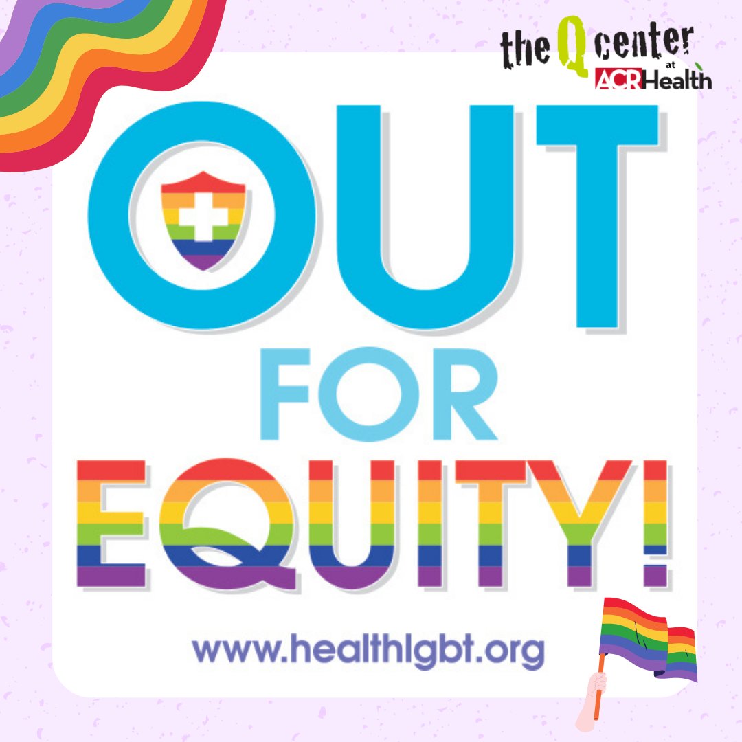 ACRHealth's tweet photo. Advocacy As a community we must speak OUT FOR EQUITY in LGBT health policy #LGBTHealth #OUTForEquity @HealthLGBT #OUTForEquity #LGBTHealth #CopaysCount #ACA https://t.co/JTkKLHZL9E