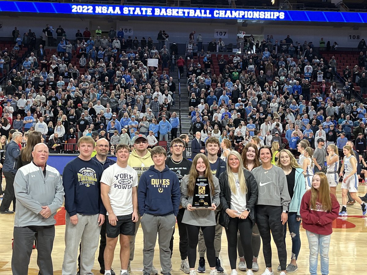 jmheitz's tweet photo. Class B Sportsmanship Award!
#yorkdukes https://t.co/Pyqsf67iNw