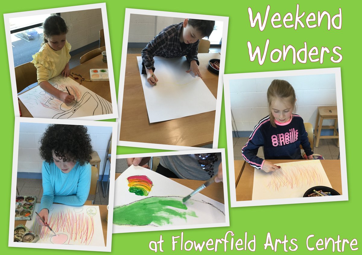 DoodlesArtCo's tweet photo. The start of St. Patrick's fun at Weekend Wonders at @FlowerfieldArts Modoc fun,drawing and painting... wonder what they are making?!! 🎨🖌✂ Looking forward to the 2nd week of this block on Saturday.
#WeekendWonders #CreativityIsMessy #Doodles #KidsWorkshops #MakePaintDrawCraft https://t.co/8tsfxR0rON