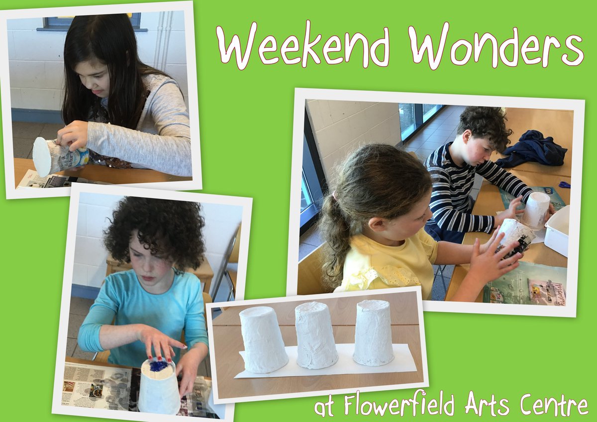 DoodlesArtCo's tweet photo. The start of St. Patrick's fun at Weekend Wonders at @FlowerfieldArts Modoc fun,drawing and painting... wonder what they are making?!! 🎨🖌✂ Looking forward to the 2nd week of this block on Saturday.
#WeekendWonders #CreativityIsMessy #Doodles #KidsWorkshops #MakePaintDrawCraft https://t.co/8tsfxR0rON
