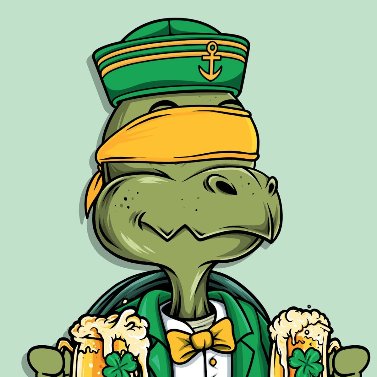 🎉NEW DROP: ST. PATRICKS DAY TURTLE 

Raffle to purchase at 0.04 for 24hrs. 

👇Now in the TiredTurtle Discord: 
discord.gg/C3Aue7NC8E

#NFTCommmunity #NFT #NFTdrops