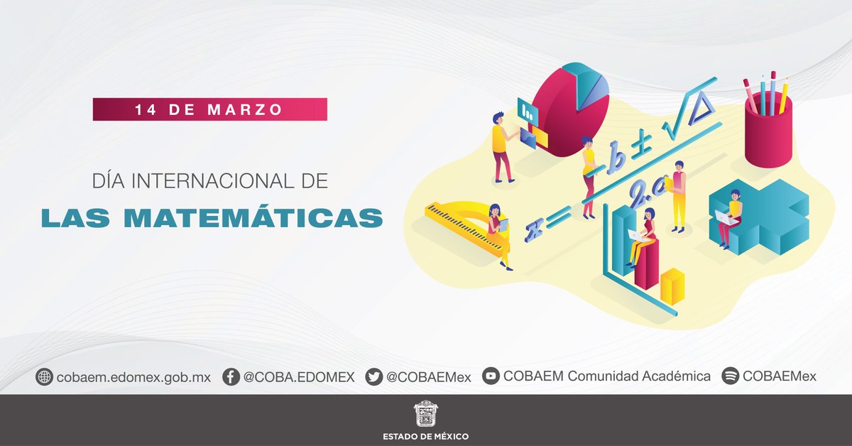 COBAEMex's tweet image. 𝑫í𝒂 𝑰𝒏𝒕𝒆𝒓𝒏𝒂𝒄𝒊𝒐𝒏𝒂𝒍 𝒅𝒆 𝒍𝒂𝒔 𝑴𝒂𝒕𝒆𝒎á𝒕𝒊𝒄𝒂𝒔🧮 Las  matemáticas son  cruciales para la toma de decisiones informadas, y resultan cruciales para enfrentar los desafíos que plantean ámbitos como la inteligencia artificial, el cambio climático y la energía.