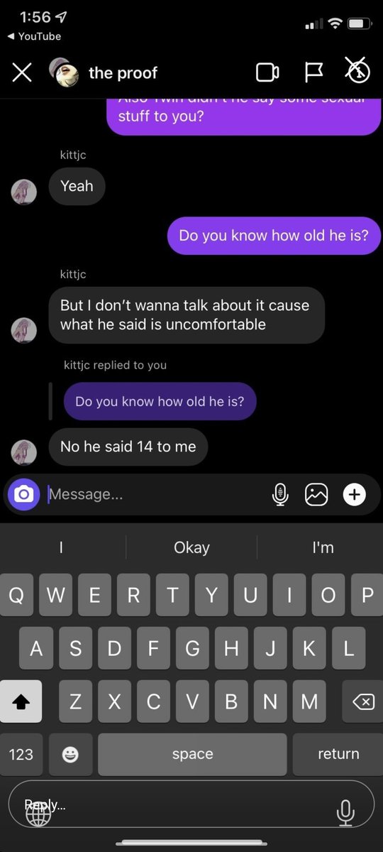shout out to my ex boyfriend (17) trying to hook up with a 14 year old, and blamed me for everything claiming he's innocent !