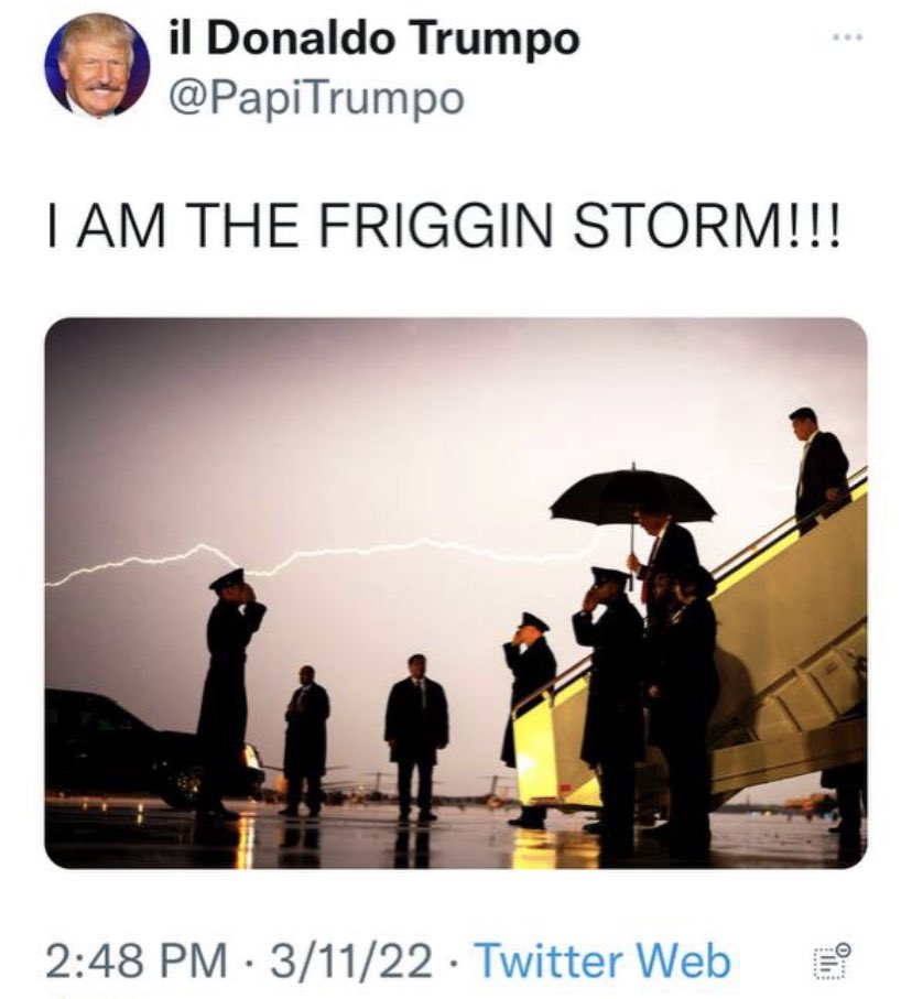 Your_Daddy68's tweet photo. The real president is having a rally today. https://t.co/bzV2Zt9UUa
