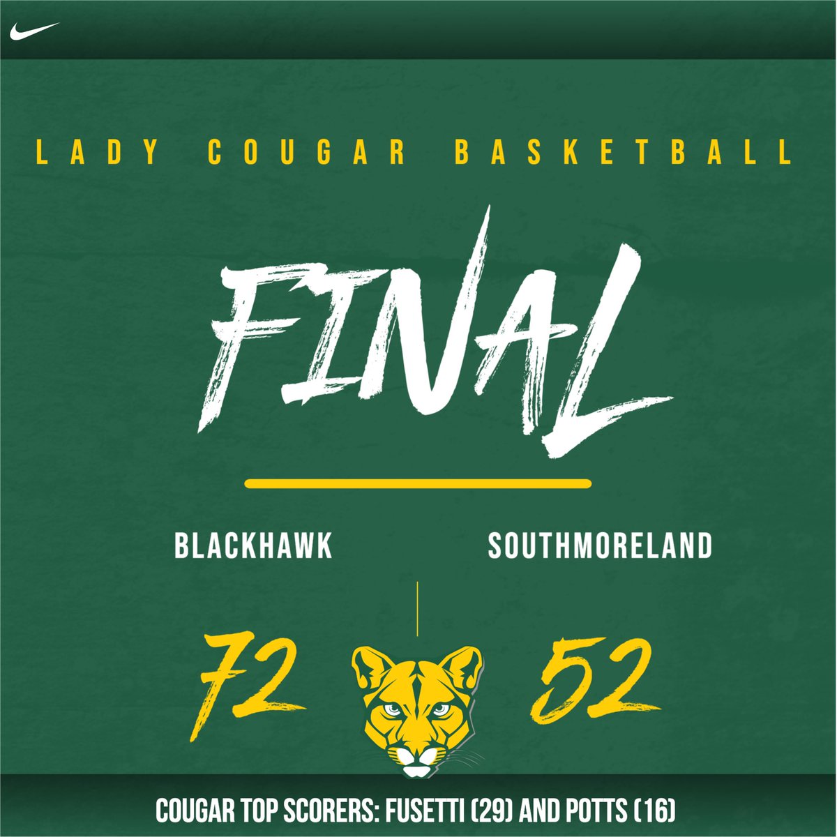 bhawkladyhoops's tweet photo. BLACKHAWK ADVANCES to elite 8 on the ROAD TO HERSHEY!🏆🍫
The girls came out ready to run!
@FusettiAlena w/29pts, knocking down 5 3’s
@kassiepotts2 w/16pts 

MANY DEFENSIVE EFFORT PLAYS!!! 👏💪🔥
@coachlodovico @m12walsh @BHSCougarSports @TribLiveHSSN @timesscores https://t.co/PuNcV2a815