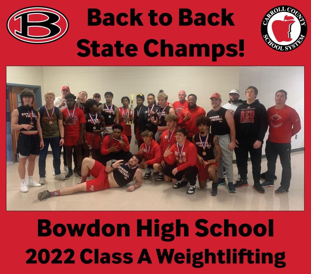 scottkcowart44's tweet photo. Congratulations BHS!  Class A State Weightlifting Champions!  #ForksUp https://t.co/zrDtHudjHZ